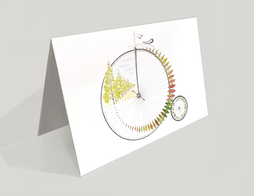 Greeting Card-Autum Cycles