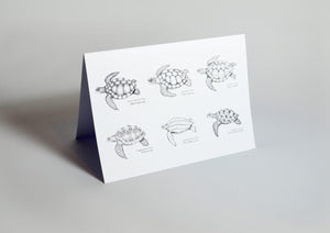 Ocean turtles (greeting card)