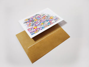 Coral Jewels (greeting card)